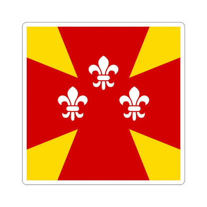 Flag of Hoshcha (Ukraine) STICKER Vinyl Kiss-Cut Decal 3 Inch White - The Sticker Space