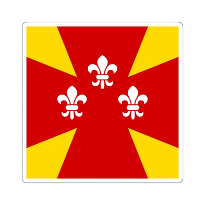 Flag of Hoshcha (Ukraine) STICKER Vinyl Kiss-Cut Decal 4 Inch White - The Sticker Space