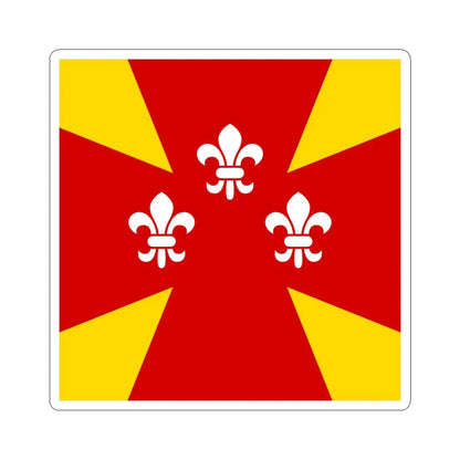 Flag of Hoshcha (Ukraine) STICKER Vinyl Kiss-Cut Decal 6 Inch White - The Sticker Space