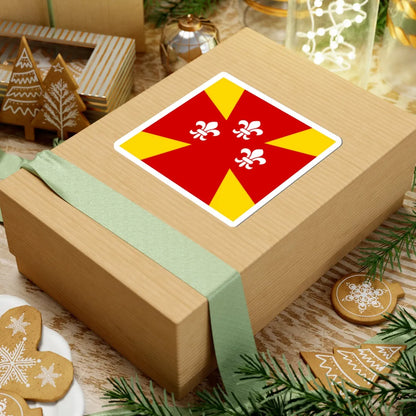 Flag of Hoshcha (Ukraine) STICKER Vinyl Kiss-Cut Decal - The Sticker Space