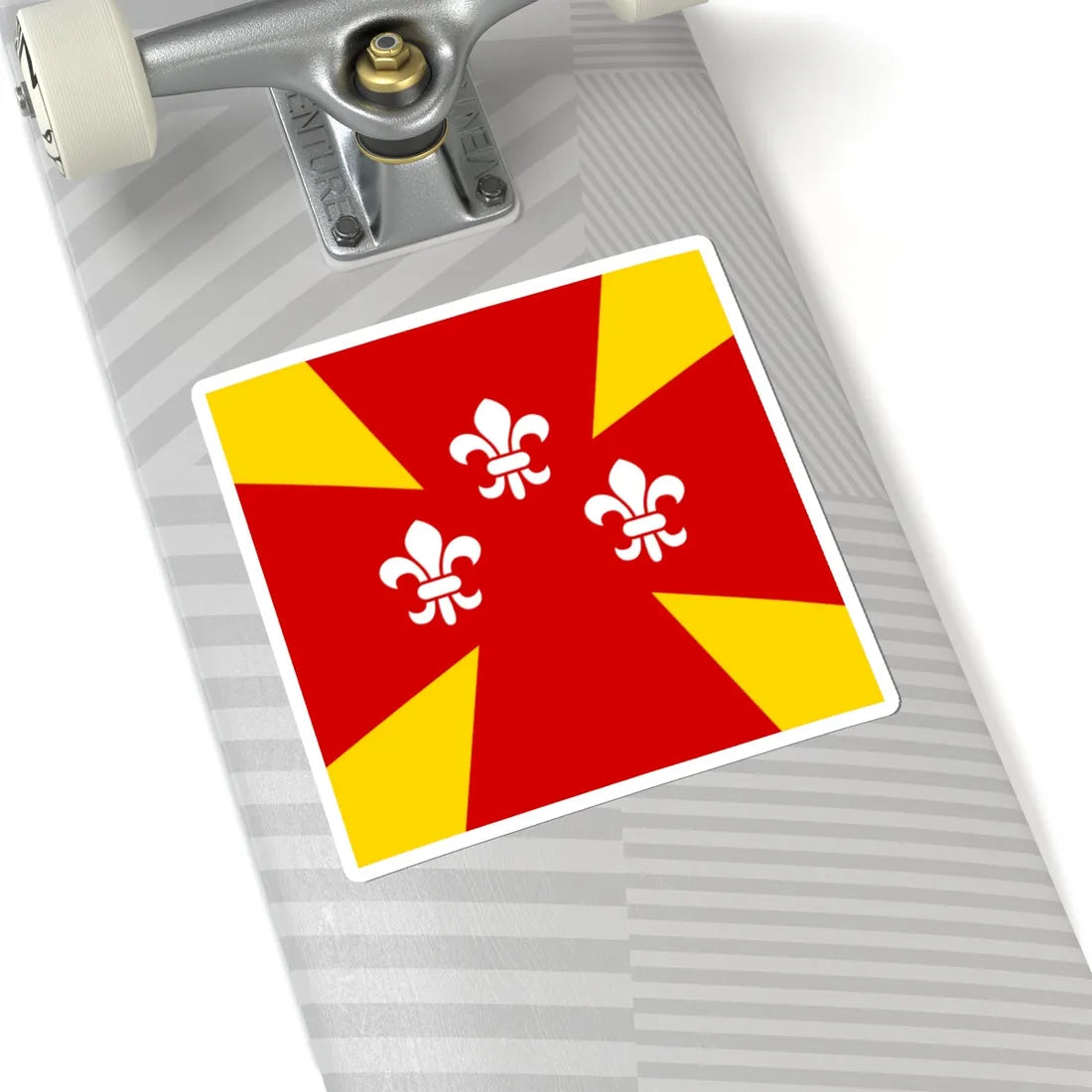 Flag of Hoshcha (Ukraine) STICKER Vinyl Kiss-Cut Decal - The Sticker Space