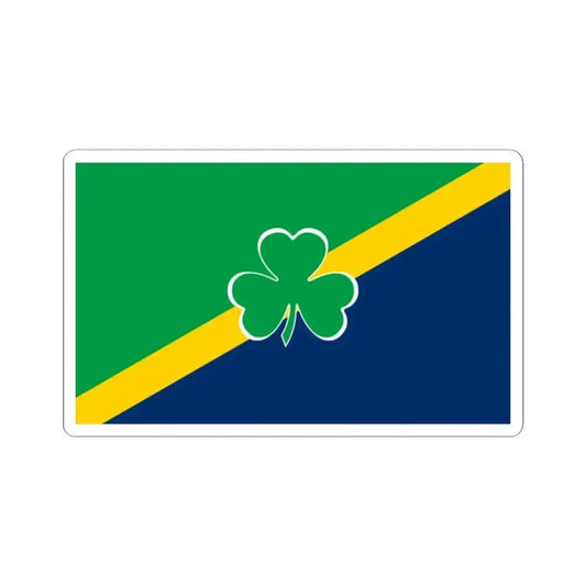 Flag of Houston County Tennessee (United States) STICKER Vinyl Kiss-Cut Decal 2 Inch White - The Sticker Space