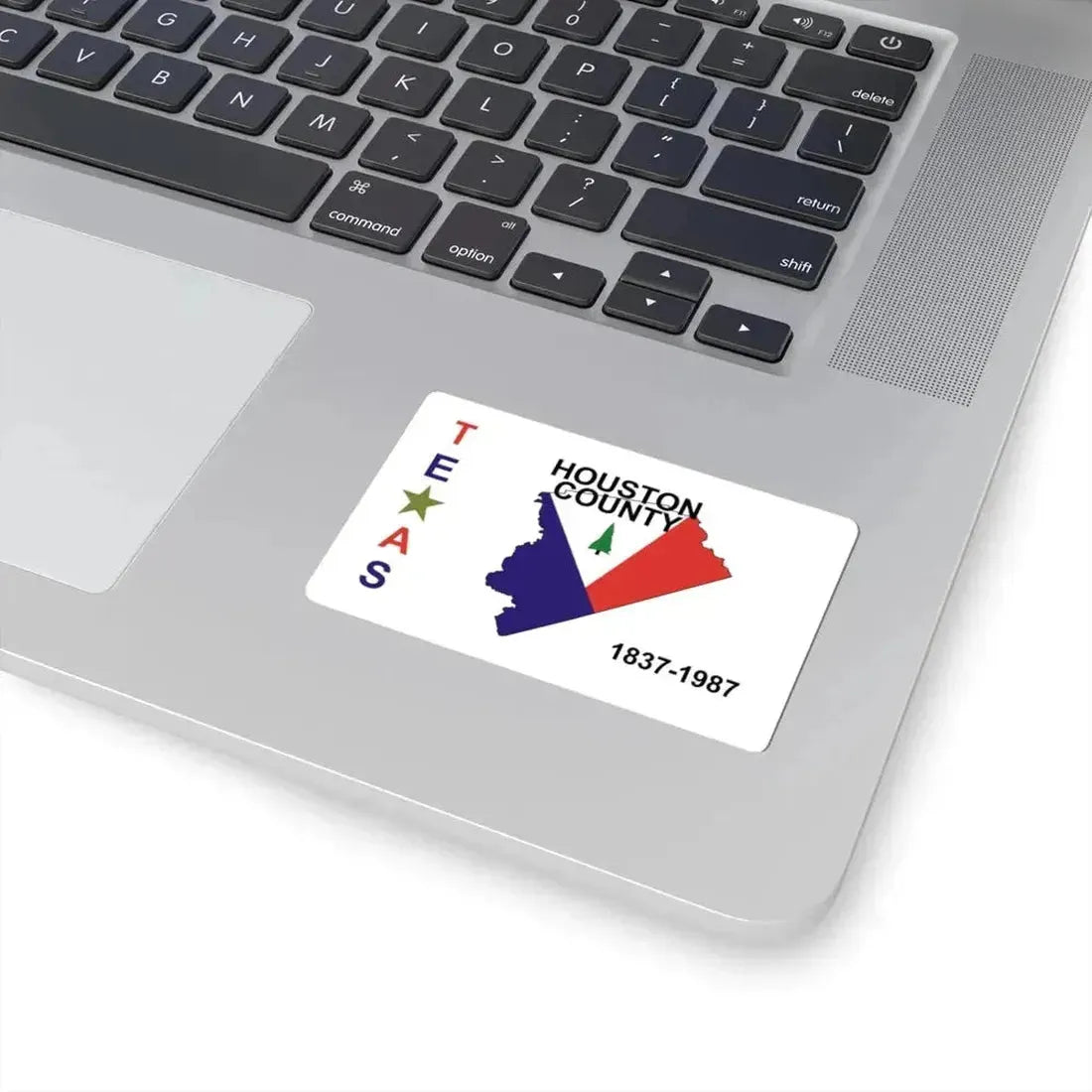 Flag of Houston County Texas (United States) STICKER Vinyl Kiss-Cut Decal - The Sticker Space