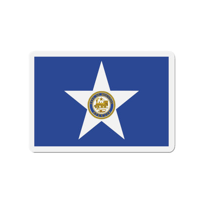 Flag of Houston Texas - Die-Cut Magnet-3" x 3"-The Sticker Space