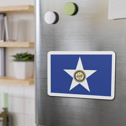 Flag of Houston Texas - Die-Cut Magnet-The Sticker Space