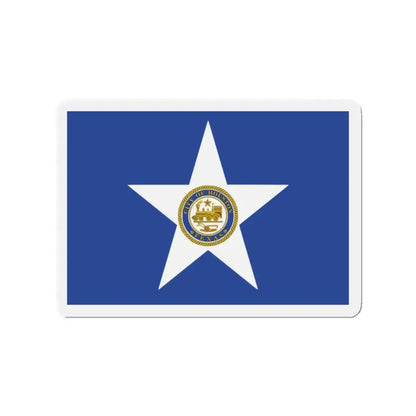 Flag of Houston Texas - Refrigerator Magnet 2 Inch - The Sticker Space
