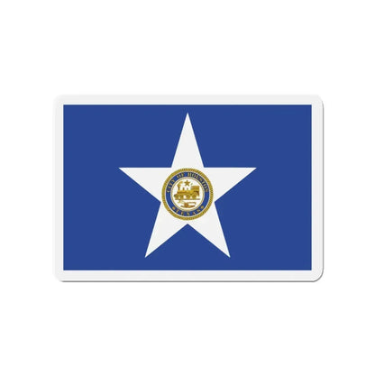 Flag of Houston Texas - Refrigerator Magnet 3 Inch - The Sticker Space