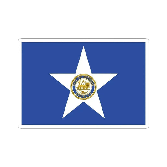Flag of Houston Texas USA STICKER Vinyl Die-Cut Decal 6 Inch - The Sticker Space