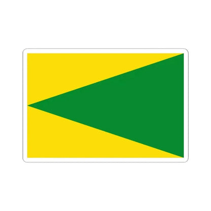 Flag of Houyet (Belgium) STICKER Vinyl Kiss-Cut Decal 2 Inch White - The Sticker Space