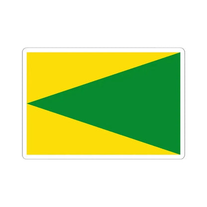 Flag of Houyet (Belgium) STICKER Vinyl Kiss-Cut Decal 6 Inch White - The Sticker Space