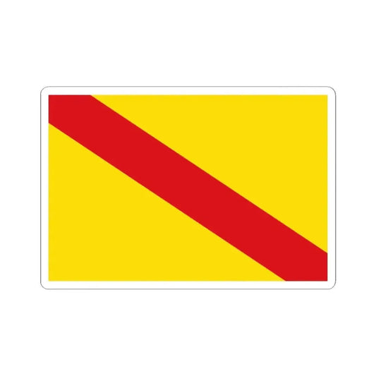 Flag of Hove (Belgium) STICKER Vinyl Kiss-Cut Decal 2 Inch White - The Sticker Space