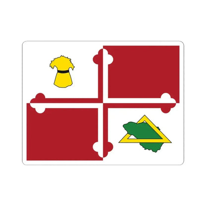 Flag of Howard County Maryland (United States) STICKER Vinyl Kiss-Cut Decal 4 Inch White - The Sticker Space