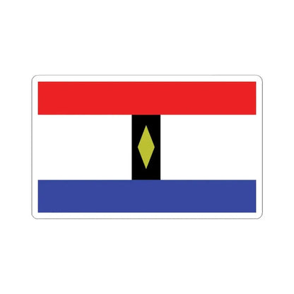 Flag of Howe TX (United States) STICKER Vinyl Kiss-Cut Decal 4 Inch White - The Sticker Space