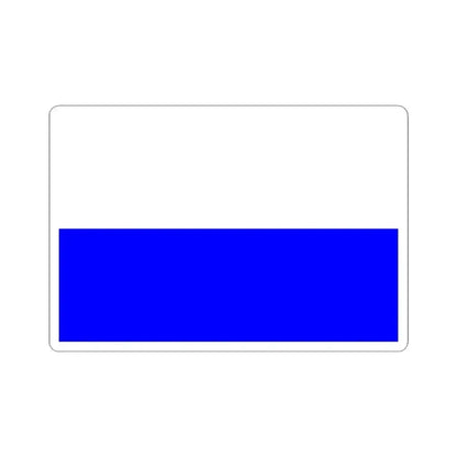 Flag of Hradcany (Czech Republic) STICKER Vinyl Kiss-Cut Decal 4 Inch White - The Sticker Space