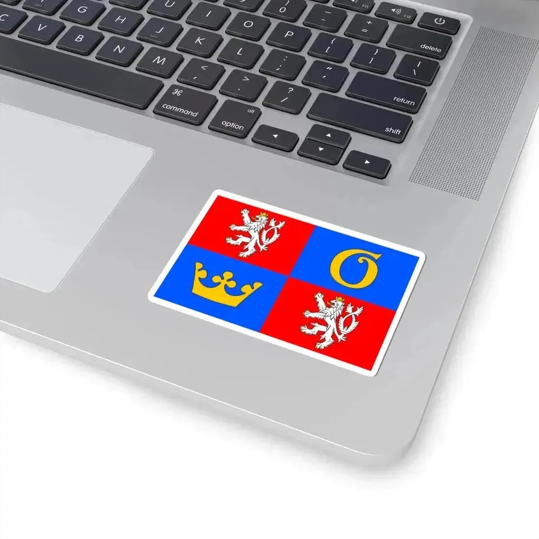 Flag of Hradec Kralove Region (Czech Republic) STICKER Vinyl Kiss-Cut Decal - The Sticker Space