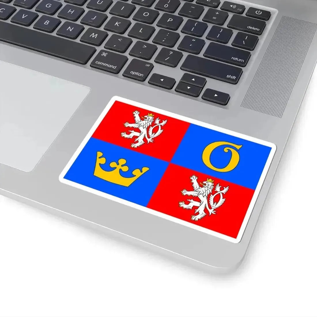 Flag of Hradec Kralove Region (Czech Republic) STICKER Vinyl Kiss-Cut Decal - The Sticker Space