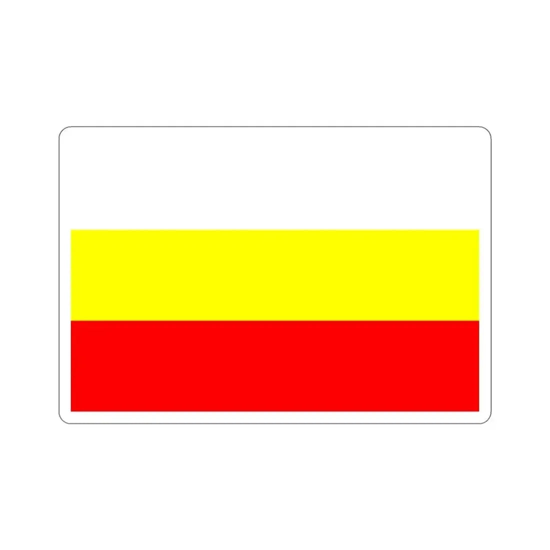 Flag of Hradec Králové Czech Republic STICKER Vinyl Die-Cut Decal 3 Inch - The Sticker Space