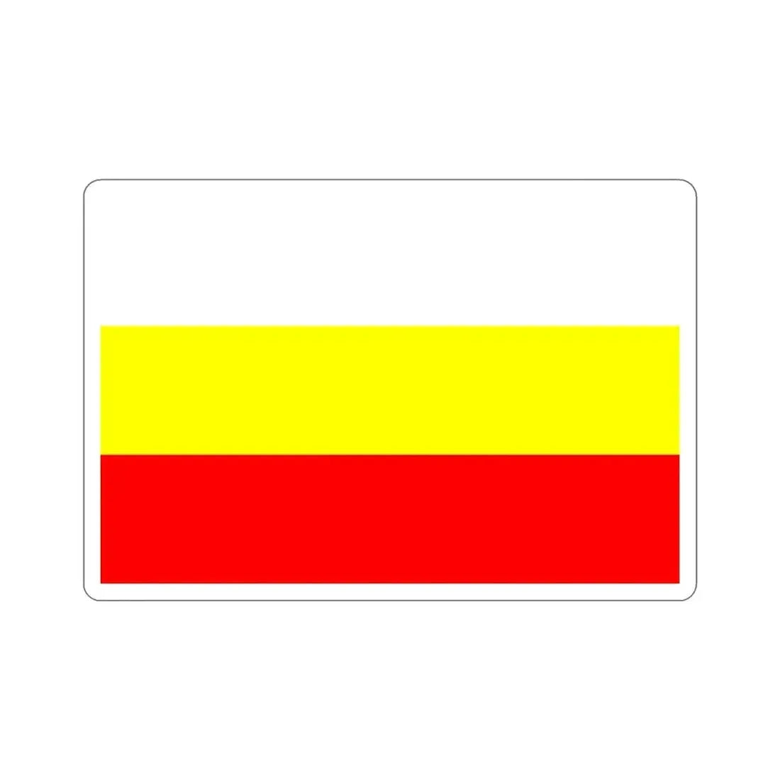 Flag of Hradec Králové Czech Republic STICKER Vinyl Die-Cut Decal 4 Inch - The Sticker Space