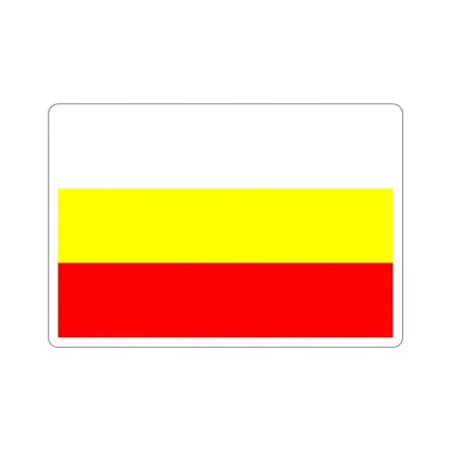 Flag of Hradec Králové Czech Republic STICKER Vinyl Die-Cut Decal 4 Inch - The Sticker Space