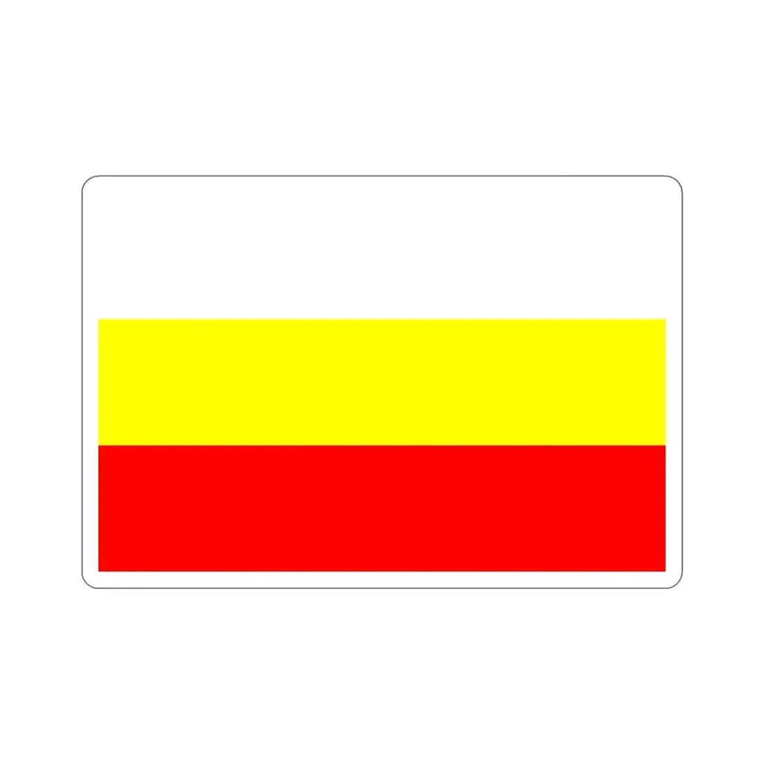 Flag of Hradec Králové Czech Republic STICKER Vinyl Die-Cut Decal 4 Inch - The Sticker Space