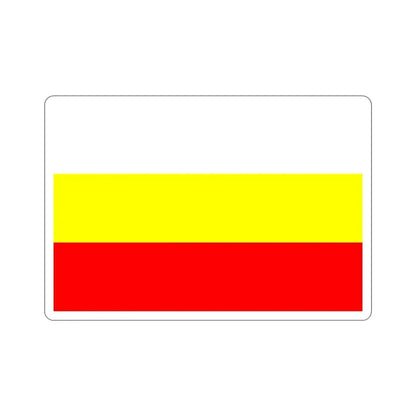 Flag of Hradec Králové Czech Republic STICKER Vinyl Die-Cut Decal 4 Inch - The Sticker Space