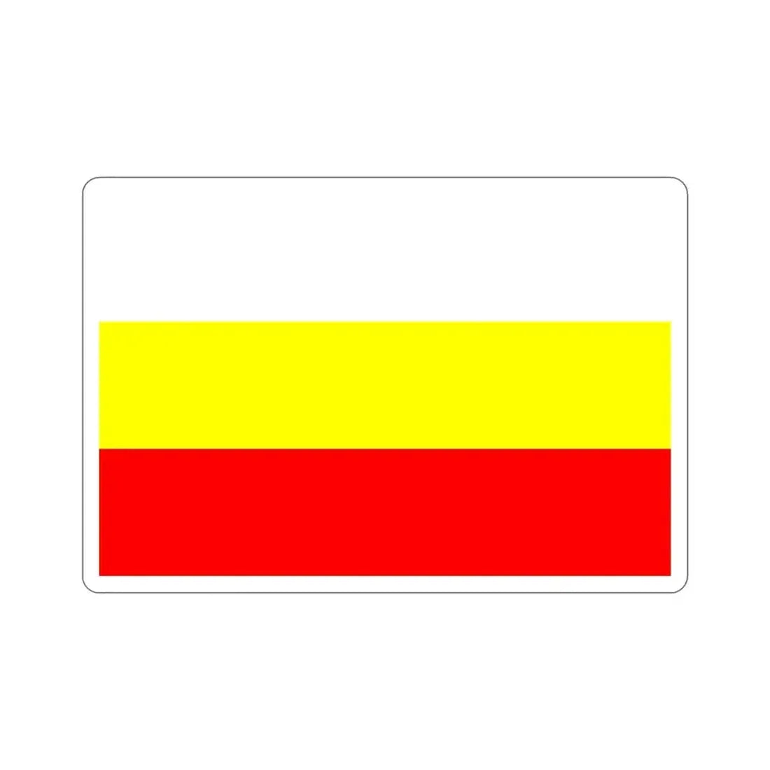 Flag of Hradec Králové Czech Republic STICKER Vinyl Die-Cut Decal 5 Inch - The Sticker Space