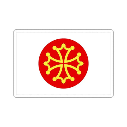Flag of Hérault France 2 STICKER Vinyl Die-Cut Decal 4 Inch - The Sticker Space