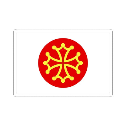Flag of Hérault France 2 STICKER Vinyl Die-Cut Decal 4 Inch - The Sticker Space