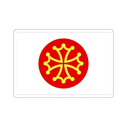 Flag of Hérault France 2 STICKER Vinyl Die-Cut Decal 5 Inch - The Sticker Space