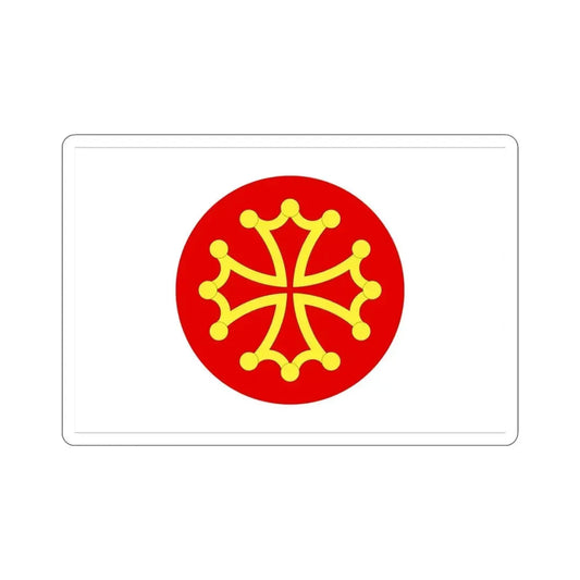 Flag of Hérault France 2 STICKER Vinyl Die-Cut Decal 6 Inch - The Sticker Space