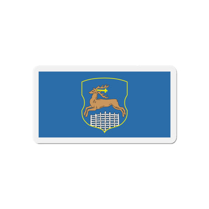 Flag of Hrodna Horadnia Grodno Russia - Die-Cut Magnet-6 × 6"-The Sticker Space