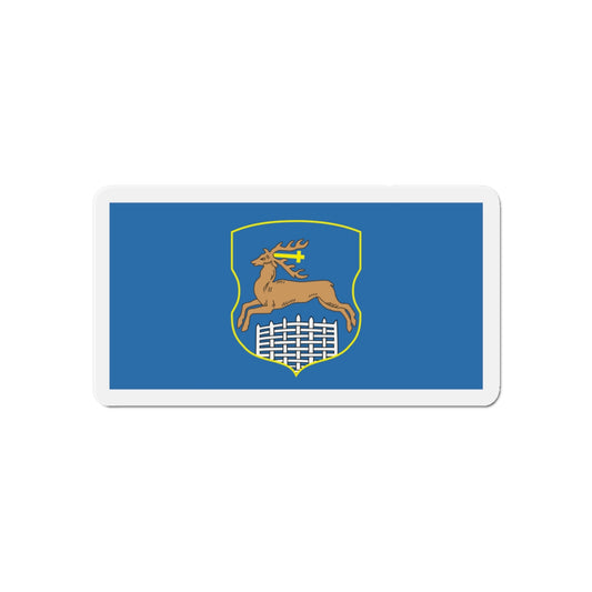 Flag of Hrodna Horadnia Grodno Russia - Die-Cut Magnet-6 × 6"-The Sticker Space