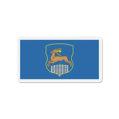 Flag of Hrodna Horadnia Grodno Russia - Refrigerator Magnet 3 Inch - The Sticker Space