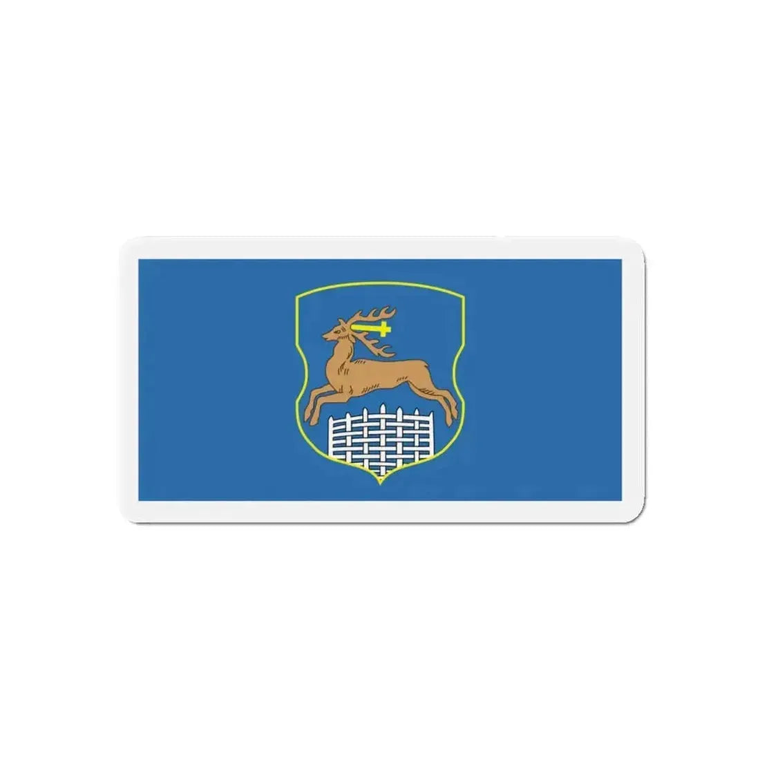 Flag of Hrodna Horadnia Grodno Russia - Refrigerator Magnet - The Sticker Space