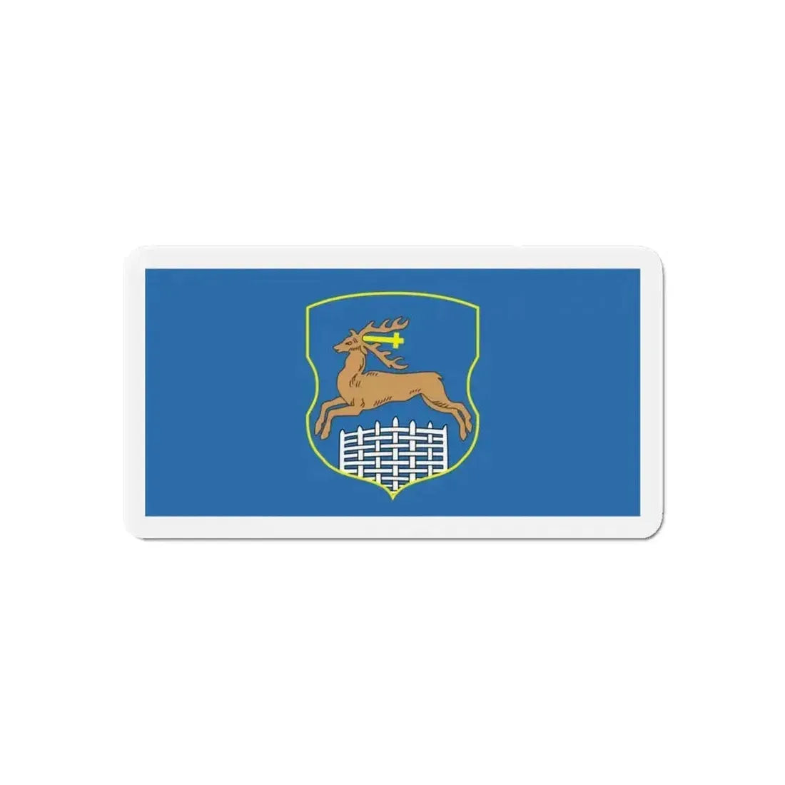 Flag of Hrodna Horadnia Grodno Russia - Refrigerator Magnet - The Sticker Space