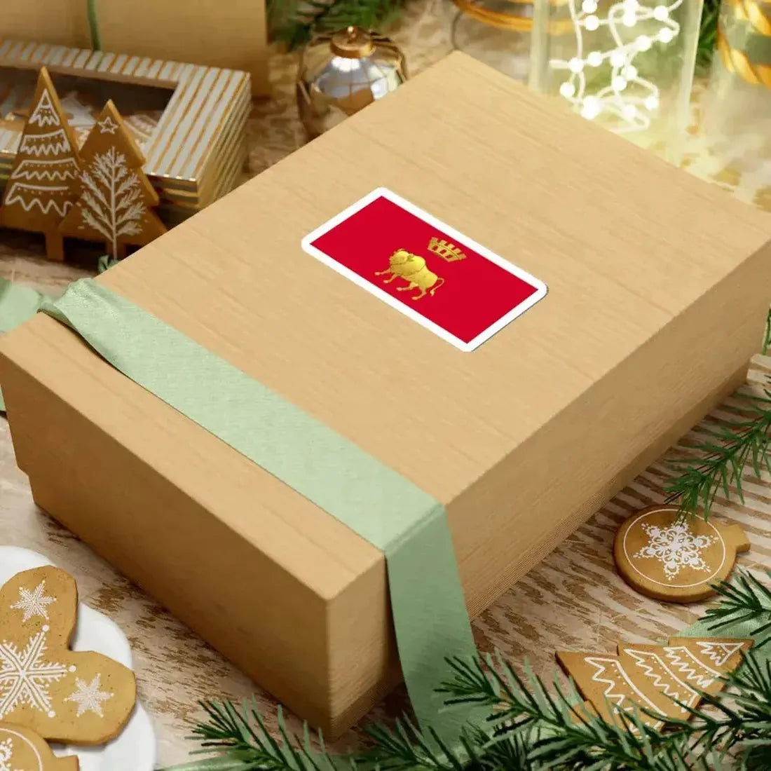 Flag of Hrodna Voblasts (Belarus) STICKER Vinyl Kiss-Cut Decal - The Sticker Space