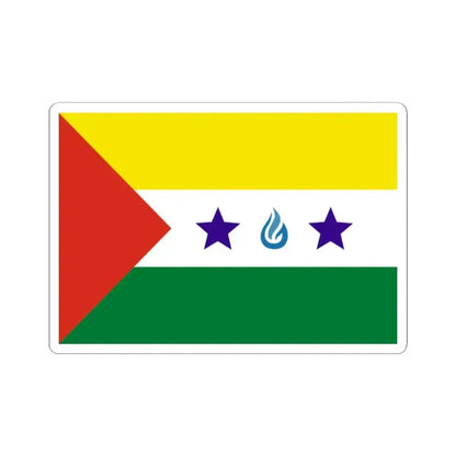 Flag of Huacaya Bolivia (Bolivia) STICKER Vinyl Kiss-Cut Decal 2 Inch White - The Sticker Space