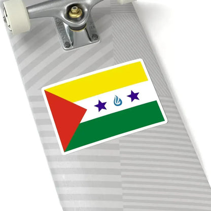 Flag of Huacaya Bolivia (Bolivia) STICKER Vinyl Kiss-Cut Decal - The Sticker Space
