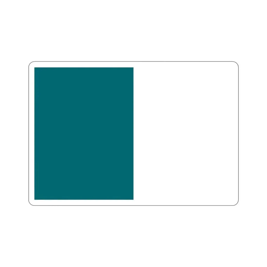 Flag of Huancayo capital of the Junín Region Peru STICKER Vinyl Die-Cut Decal - The Sticker Space