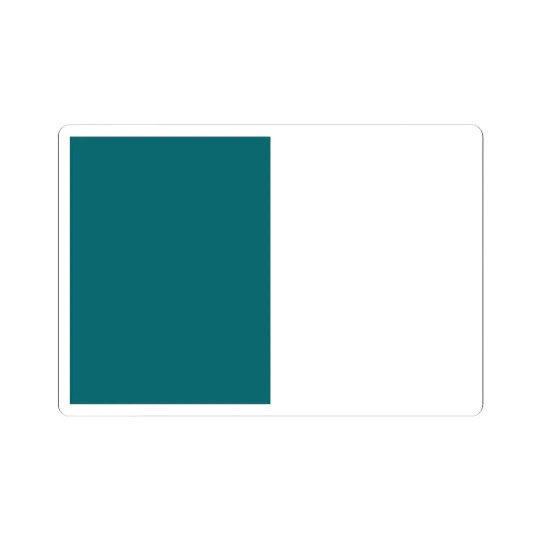 Flag of Huancayo (Peru) STICKER Vinyl Kiss-Cut Decal 4 Inch White - The Sticker Space