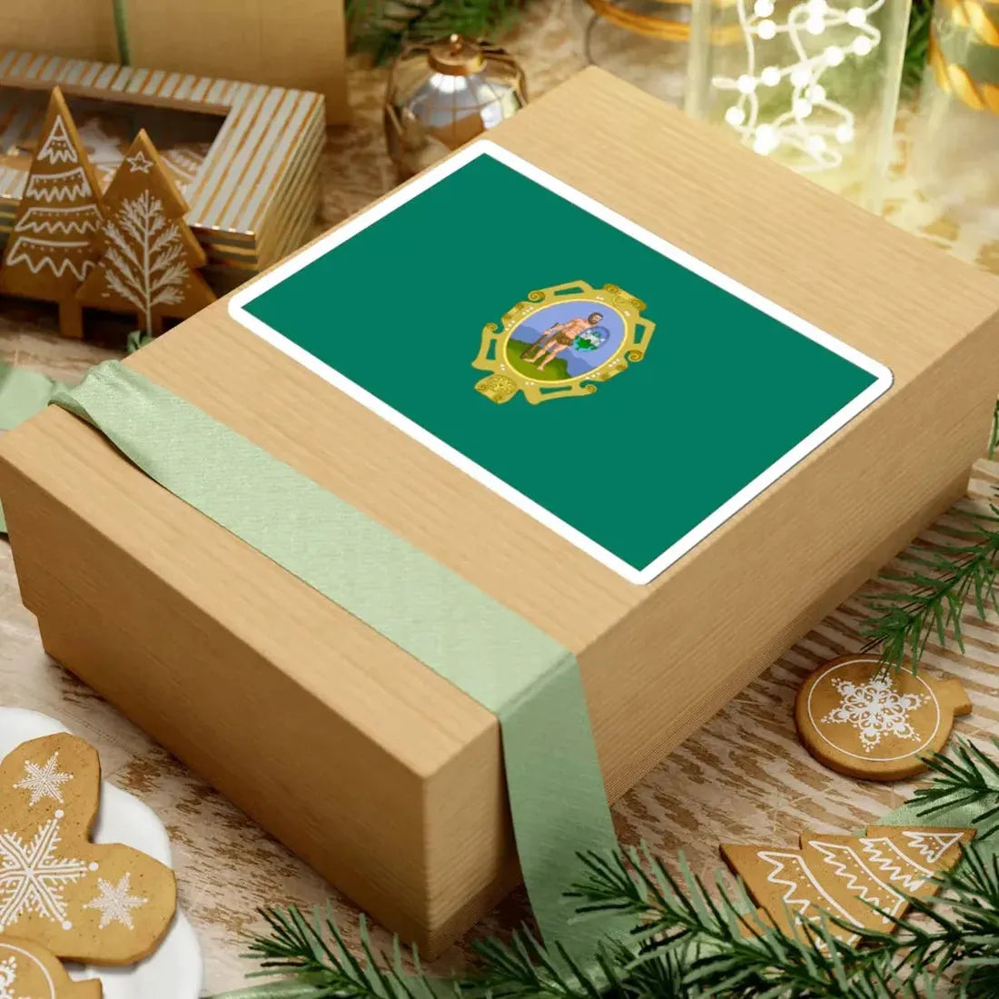 Flag of Huanta (Peru) STICKER Vinyl Kiss-Cut Decal - The Sticker Space