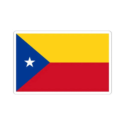 Flag of Huaquillas (Ecuador) STICKER Vinyl Kiss-Cut Decal 2 Inch White - The Sticker Space