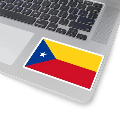 Flag of Huaquillas (Ecuador) STICKER Vinyl Kiss-Cut Decal - The Sticker Space