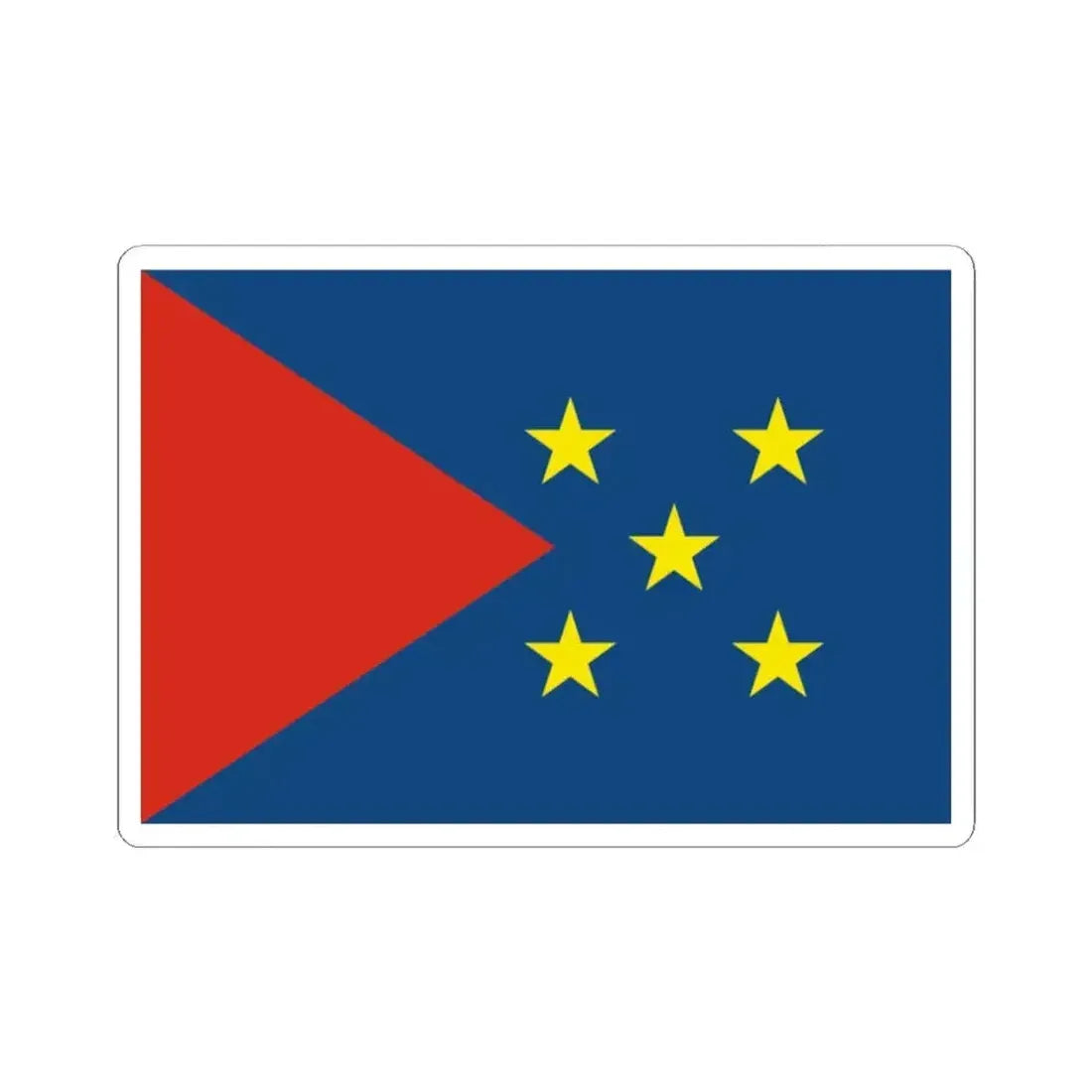 Flag of Huarina Bolivia (Bolivia) STICKER Vinyl Kiss-Cut Decal 2 Inch White - The Sticker Space