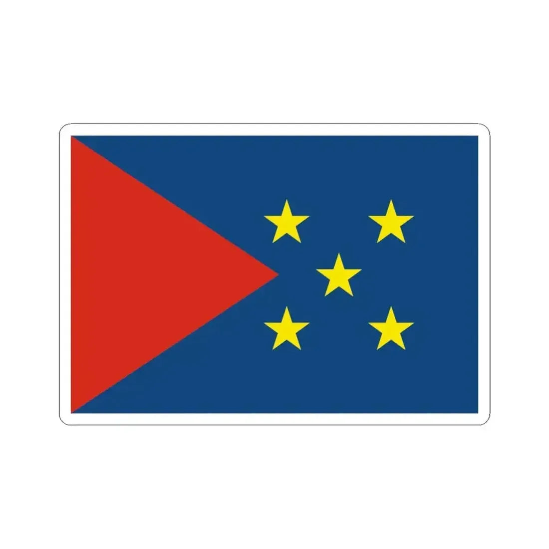 Flag of Huarina Bolivia (Bolivia) STICKER Vinyl Kiss-Cut Decal 6 Inch White - The Sticker Space