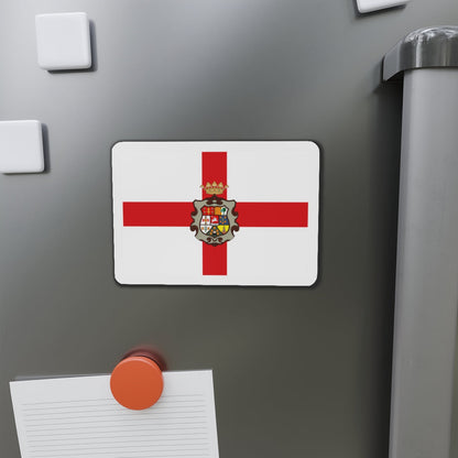 Flag of Huesca Spain - Die-Cut Magnet-The Sticker Space