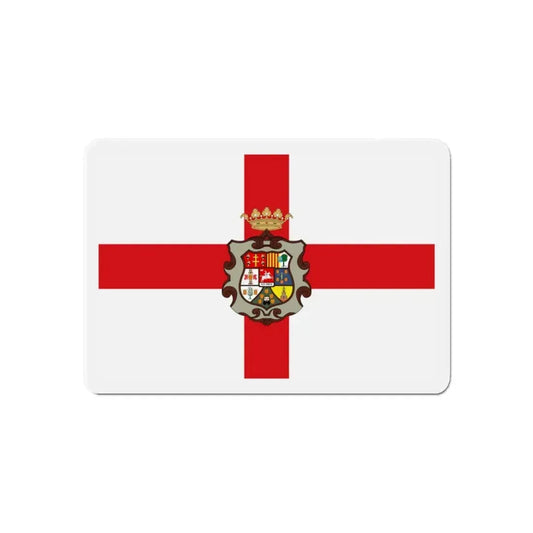 Flag of Huesca Spain - Refrigerator Magnet 6 Inch - The Sticker Space
