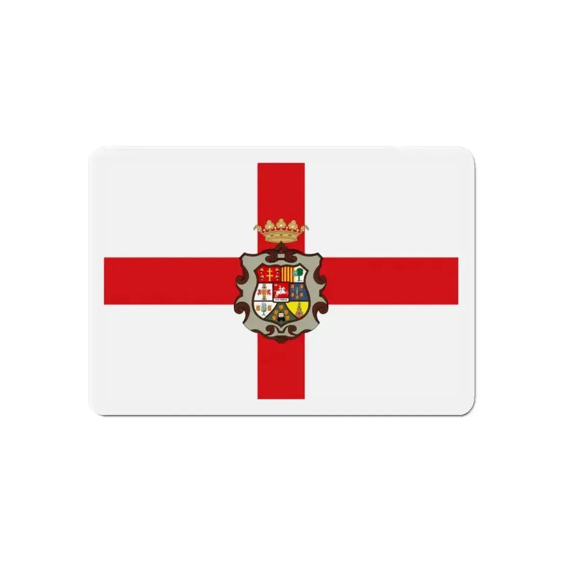 Flag of Huesca Spain - Refrigerator Magnet - The Sticker Space