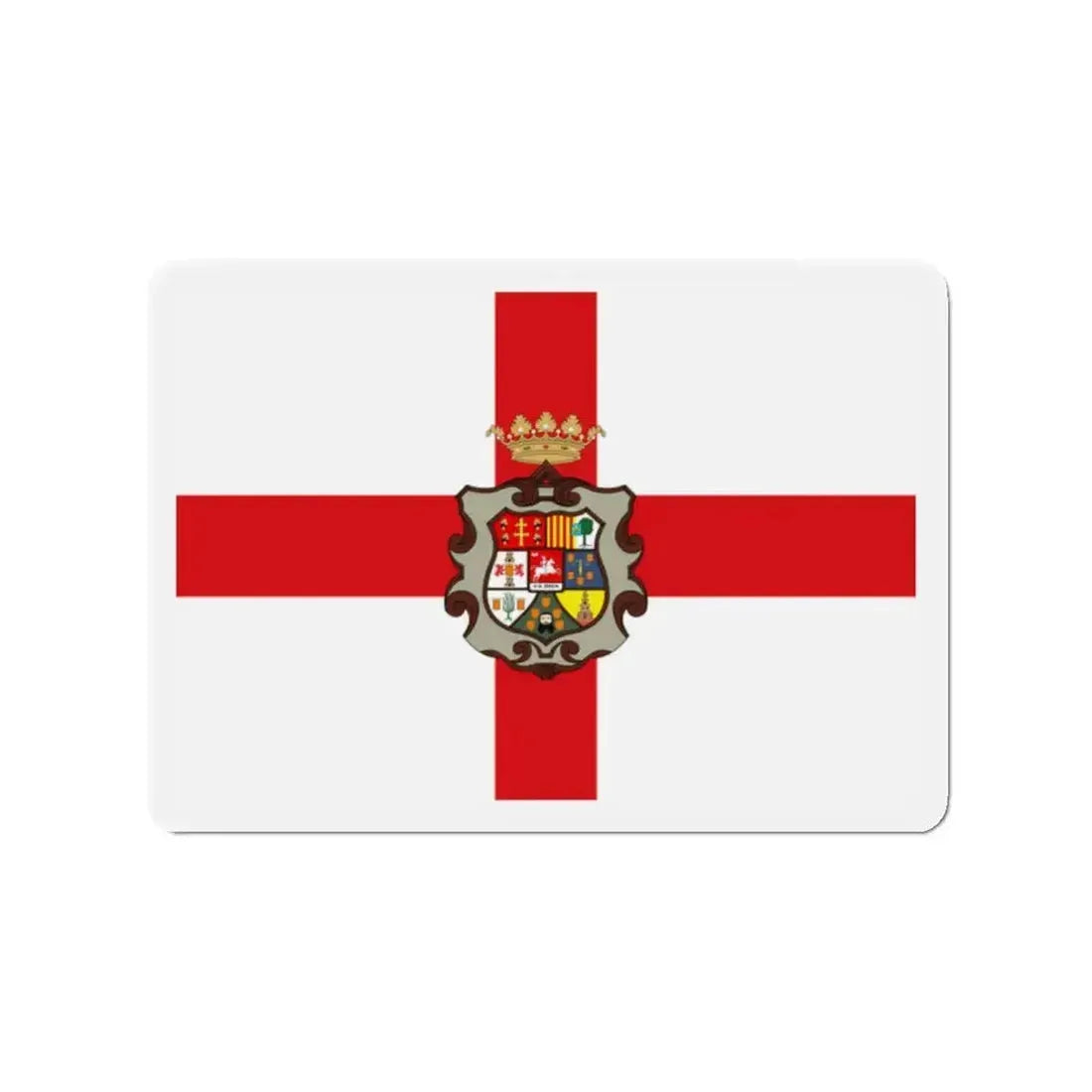 Flag of Huesca Spain - Refrigerator Magnet - The Sticker Space
