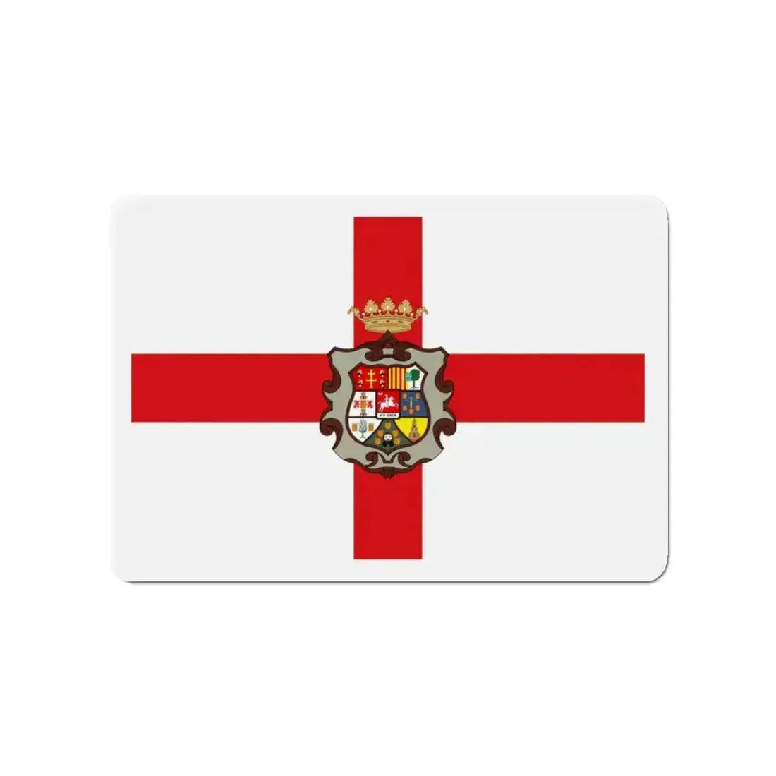 Flag of Huesca Spain - Refrigerator Magnet - The Sticker Space